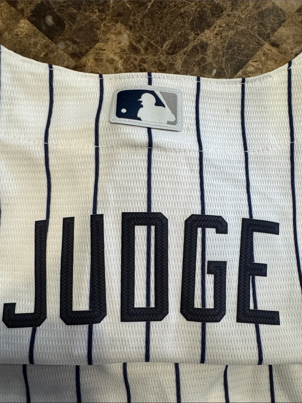 Nike White Pinstripe New York Yankees Button-Up Jersey Women’s Size Medium #99 - Picture 13 of 13